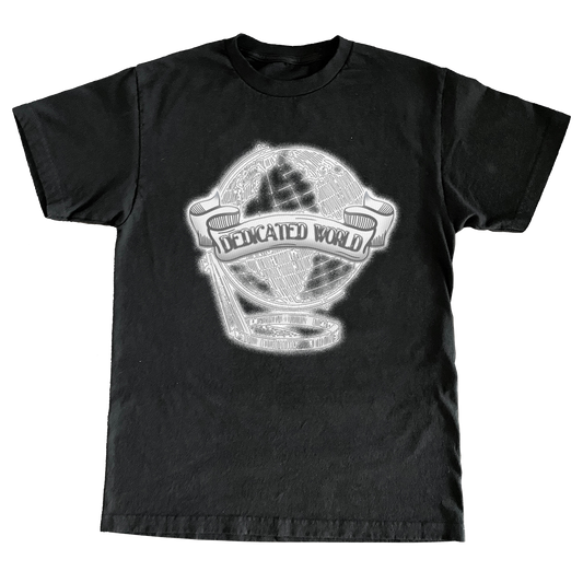 Black Dedicated World Tee